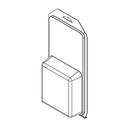 Visipak Thermoform-CLAMSHELL-#-10.938-5.250-4.594-3.969-1.422-0.0175-CLEAR-STOCK-3 ROWS OF 90 503TF